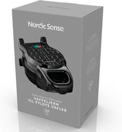 Miniatyrbilde 4 av Svart Nordic Sense 700 W Vaffeljern for Fylte Vafler