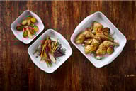 Miniatyrbilde 1 av Hvit Pillivuyt Originale Sett med ildfaste Former