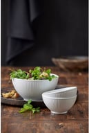 Miniatyrbilde 1 av Hvit Pillivuyt Plissé Bollesett