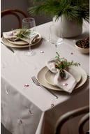 Miniatyrbilde 3 av Dark red Södahl Christmas Hearts 4 stk Broderte Tøyservietter