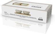 Miniatyrbilde 3 av Soft Beige Villa Collection Shoku Bambusbrett med 2 Skåler