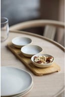 Miniatyrbilde 1 av Soft Beige Villa Collection Shoku Bambusbrett med 3 Skåler