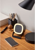 Miniatyrbilde 1 av Svart Still Høyttaler med Lader og Lys