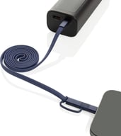 Miniatyrbilde 2 av Blå XD Xclusive Arc RCS resirkulert ultratynn 60W 2-i-1 magnetisk kabel