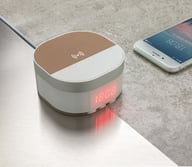 Miniatyrbilde 8 av Hvit XD Xclusive Aria Digital Klokke med 5W Ladeplate