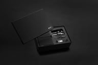 Miniatyrbilde 4 av Svart Swiss Peak RCS sertifisert deluxe gavesett m/drikkeglass