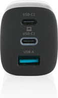 Miniatyrbilde 3 av Svart Philips 65W PD 3-port USB Veggadapter