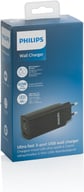 Miniatyrbilde 5 av Svart Philips 65W PD 3-port USB Veggadapter