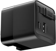 Miniatyrbilde 3 av Svart Urban Vitamin Mendocino 65W GaN-lader med Uttrekkbar  Ladekabel