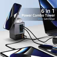 Miniatyrbilde 1 av Grå Urban Vitamin Sacramento 105 W Ladestasjon med Uttrekkbar Ledning