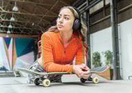 Miniatyrbilde 9 av Svart Urban Vitamin Cupertino RCS Resirkulert Plast ANC Hodetelefoner