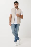 Miniatyrbilde 3 av Beige iqoniq Meru Resirkulert Polyester Vattert Vest