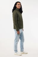 Miniatyrbilde 3 av Khaki iqoniq Maiko Resirkulert Polyester  Vattert Jakke