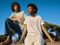 Miniatyrbilde 4 av Cloud pink iqoniq Yala Resirkulert Bomull T-skjorte Dame