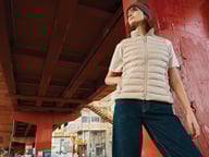 Miniatyrbilde 8 av Beige iqoniq Meru Resirkulert Polyester Vattert Vest Dame