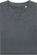 Miniatyrbilde 3 av Heather anthracite iqoniq Manuel Resirkulert Bomull Ufarget T-skjorte