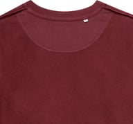 Miniatyrbilde 2 av Burgunderrød iqoniq Zion Resirkulert Bomull Collegegenser