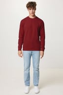 Miniatyrbilde 5 av Burgunderrød iqoniq Zion Resirkulert Bomull Collegegenser