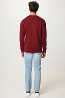 Miniatyrbilde 6 av Burgunderrød iqoniq Zion Resirkulert Bomull Collegegenser