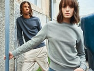 Miniatyrbilde 8 av Heather anthracite iqoniq Denali Resirkulert Bomull Ufarget Collegegenser