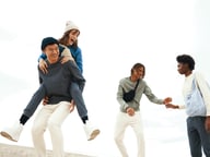 Miniatyrbilde 10 av Heather anthracite iqoniq Denali Resirkulert Bomull Ufarget Collegegenser