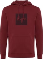 Miniatyrbilde 7 av Burgunderrød iqoniq Jasper Resirkulert Bomull Hettegenser