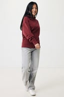 Miniatyrbilde 3 av Burgunderrød iqoniq Yoho Resirkulert Bomull Relaxed Fit Hettegenser