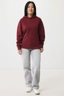 Miniatyrbilde 4 av Burgunderrød iqoniq Yoho Resirkulert Bomull Relaxed Fit Hettegenser