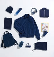 Miniatyrbilde 8 av Marinblå iqoniq Odin Rpet Urban Bomberjakke