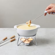Miniatyrbilde 6 av Hvit Boska 750 ml Cheese Fondue Sett