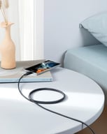 Miniatyrbilde 7 av Grå Anker Flettet Nylon USB-C til USB-C 60W Ladekabel