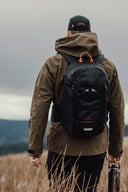 Miniatyrbilde 9 av Svart Nordic Drift Trail RCS ryggsekk 24L