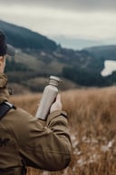 Miniatyrbilde 8 av Sølvfarget Nordic Drift Trail Ultra Light Titanium 600ml Vannflaske