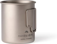 Miniatyrbilde 4 av Sølvfarget Nordic Drift Trail Ultra Light Titanium 450ml Krus