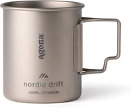 Miniatyrbilde 6 av Sølvfarget Nordic Drift Trail Ultra Light Titanium 450ml Krus