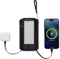 Miniatyrbilde 2 av Svart Nordic Drift Titan 10.000mAh solar powerbank med 3 paneler