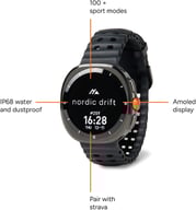 Miniatyrbilde 1 av Svart Nordic Drift Titan High performance Watch