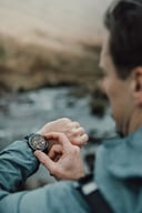 Miniatyrbilde 7 av Svart Nordic Drift Titan High performance Watch