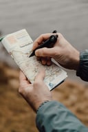 Miniatyrbilde 5 av Svart Nordic Drift Trail RCS Portable Infinity PocketPen m kompass