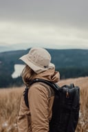 Miniatyrbilde 3 av Beige Nordic Drift RCS Horizon UPF 50+ bucket hat