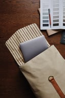 Miniatyrbilde 6 av Beige Vinga Bosler GRS Resirkulert Kanvas Ryggsekk