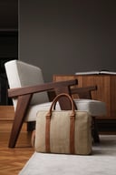 Miniatyrbilde 5 av Beige Vinga Bosler RCS Resirkulert Kanvas PC-veske