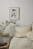 Miniatyrbilde 1 av Beige Vinga Marston Økologisk Bomull Sengesett i 4 deler