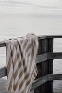 Miniatyrbilde 1 av Beige Vinga Ornos GRS Rpet Hammam Strandhåndkle i Familiestørrelse