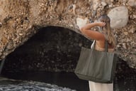 Miniatyrbilde 4 av Grønn Vinga Hilo Maxi 467 g/m2 AWARE Resirkulert Kanvas 32L Toteveske