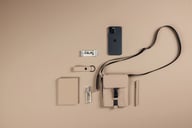 Miniatyrbilde 2 av Greige Vinga Baltimore Skulderveske