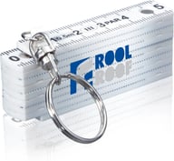 Miniatyrbilde 3 av Hvit XD Collection Mini 50 cm Sammenleggbar Målestokk Nøkkelring