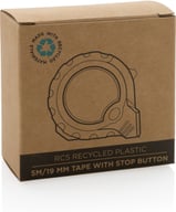 Miniatyrbilde 6 av Svart XD Collection RCS Resirkulert Plast 5 m / 19 mm Målebånd med Stoppknapp