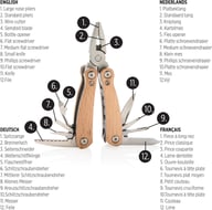 Miniatyrbilde 4 av Brun XD Collection Mini Multiverktøy i Tre