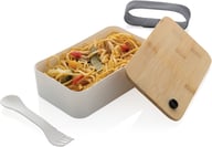 Miniatyrbilde 2 av Hvit XD Collection RCS Resirkulert PP Matboks med Bambuslokk